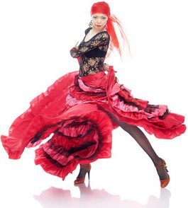 flamenco tanz rock kleid