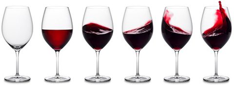 Red wine splash collection