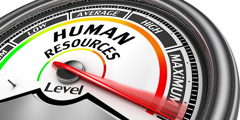 Human resources level to maximum conceptual meter