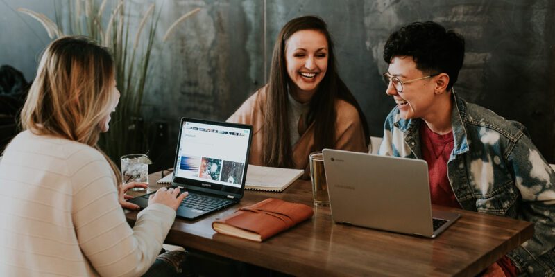 Videocall, Laptop Kommunikation