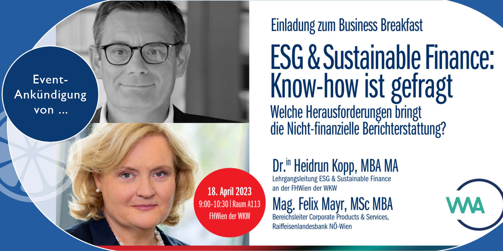FH Wien, Business Breakfast